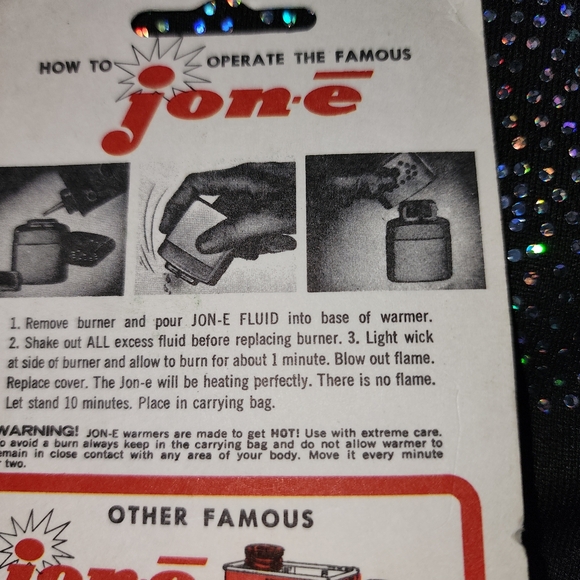 VinTaGe JON.E HANDWARMER STEEL NEW HUNTING - Picture 6 of 12